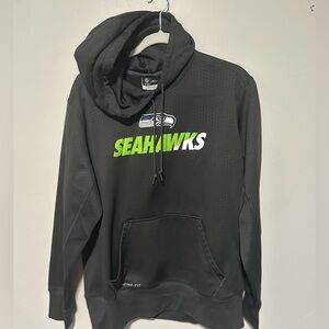 Seattle Seahawks Authentic NFL Nike Therma-Fit Hoodie in Large